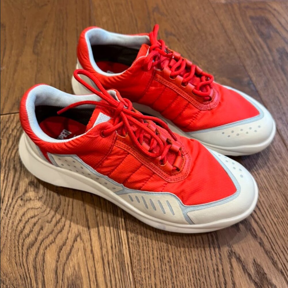 Red Gortex Camper Sneakers - Size 38